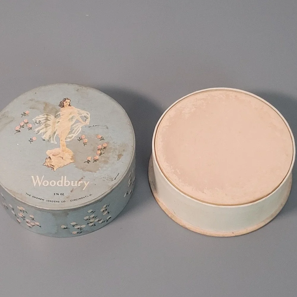 Woodbury by Jergens Vintage 1940s Loose Face Powder Sealed New 2 3/8 oz RARE